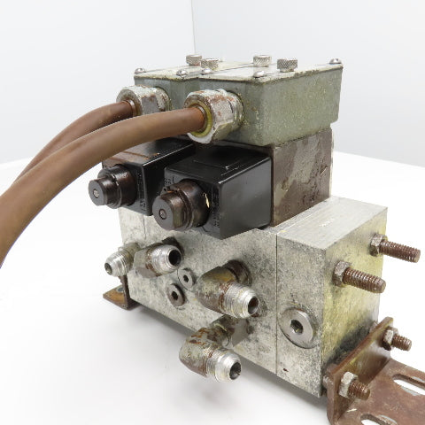 Brown & Sharpe QG-005-C-10B1 Double A Hydraulic Directional Valve Manifold