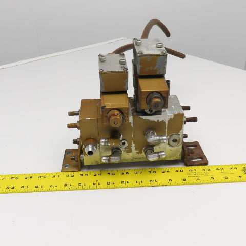 Brown & Sharpe QG-005-C-10B1-TSP Hydraulic Directional Valve Manifold