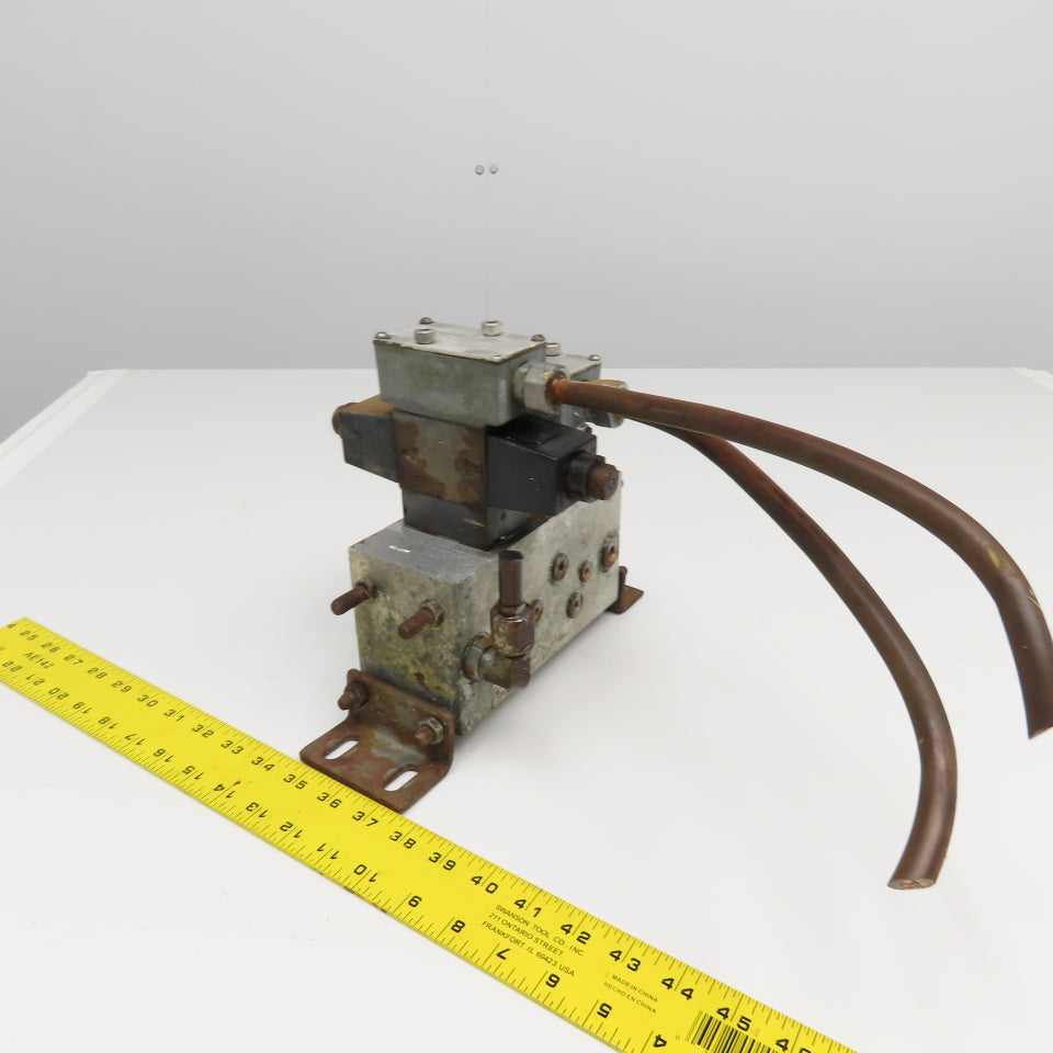 Brown & Sharpe QG-005-C-10B1-TSP Hydraulic Directional Valve Manifold