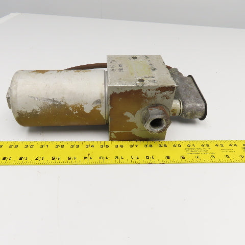 3/4" Port Hydraulic Filter Assembly From Cincinnati Milacron 2EF73
