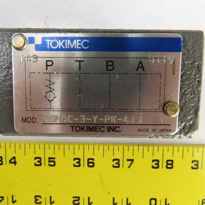 Tokimec DGMDC-3-Y-PK-41 Hydraulic Direct Check Valve