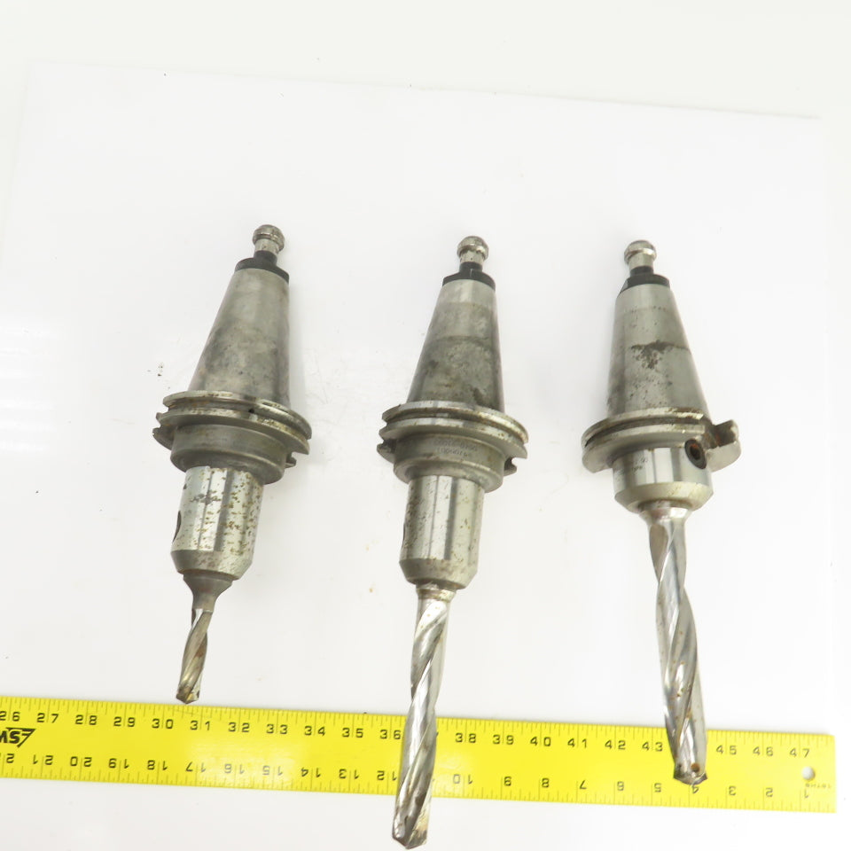 Lyndex CAT 50 Tool Holder CNC Mill 3-3/8", 1-1/4", Projection 10,000RPM Lot Of 3