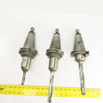 Lyndex CAT 50 Tool Holder CNC Mill 3-3/8", 1-1/4", Projection 10,000RPM Lot Of 3