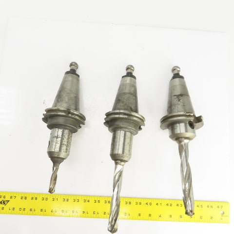 Lyndex CAT 50 Tool Holder CNC Mill 3-3/8", 1-1/4", Projection 10,000RPM Lot Of 3