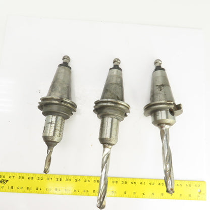 Lyndex CAT 50 Tool Holder CNC Mill 3-3/8", 1-1/4", Projection 10,000RPM Lot Of 3