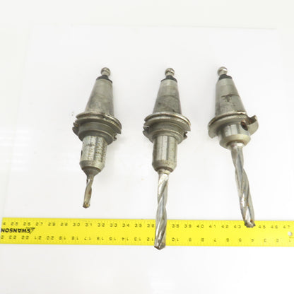 Lyndex CAT 50 Tool Holder CNC Mill 3-3/8", 1-1/4", Projection 10,000RPM Lot Of 3