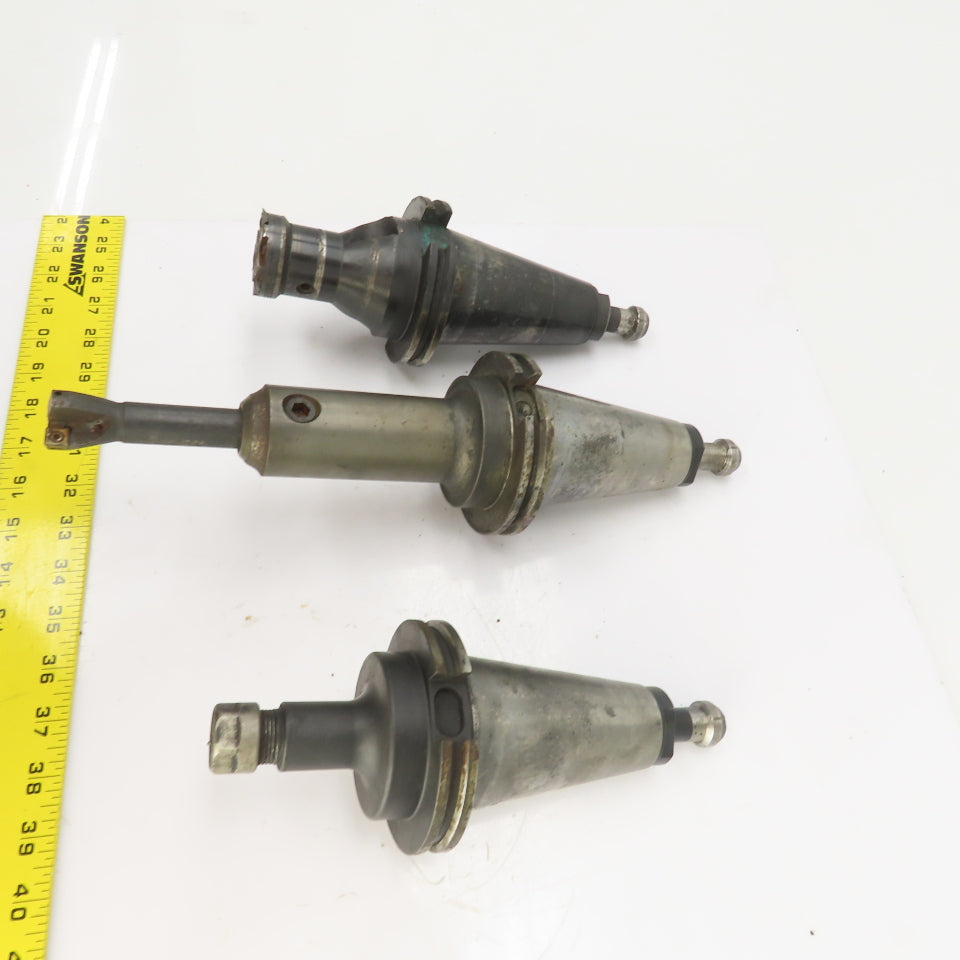 CAT 50 Tool Holder CNC End Mill 5", 2-3/4", Projection Lot Of 3