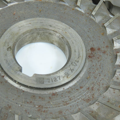 ITW 1/2" Width Side Milling Cutter 1-1/4" Arbor 24 Tooth Regrind Lot/3