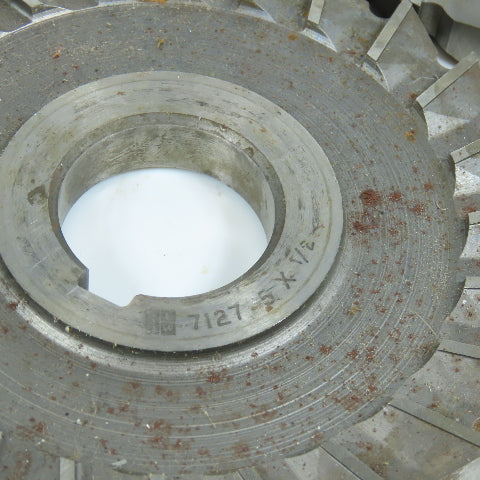 ITW 1/2" Width Side Milling Cutter 1-1/4" Arbor 24 Tooth Regrind Lot/3