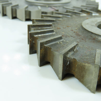 ITW 1/2" Width Side Milling Cutter 1-1/4" Arbor 24 Tooth Regrind Lot/3