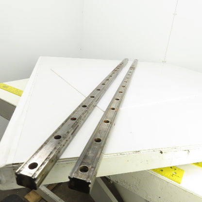 34mm W x 24..50mm H Linear Guide Slide Rail 1480mm OAL Lot Of 2