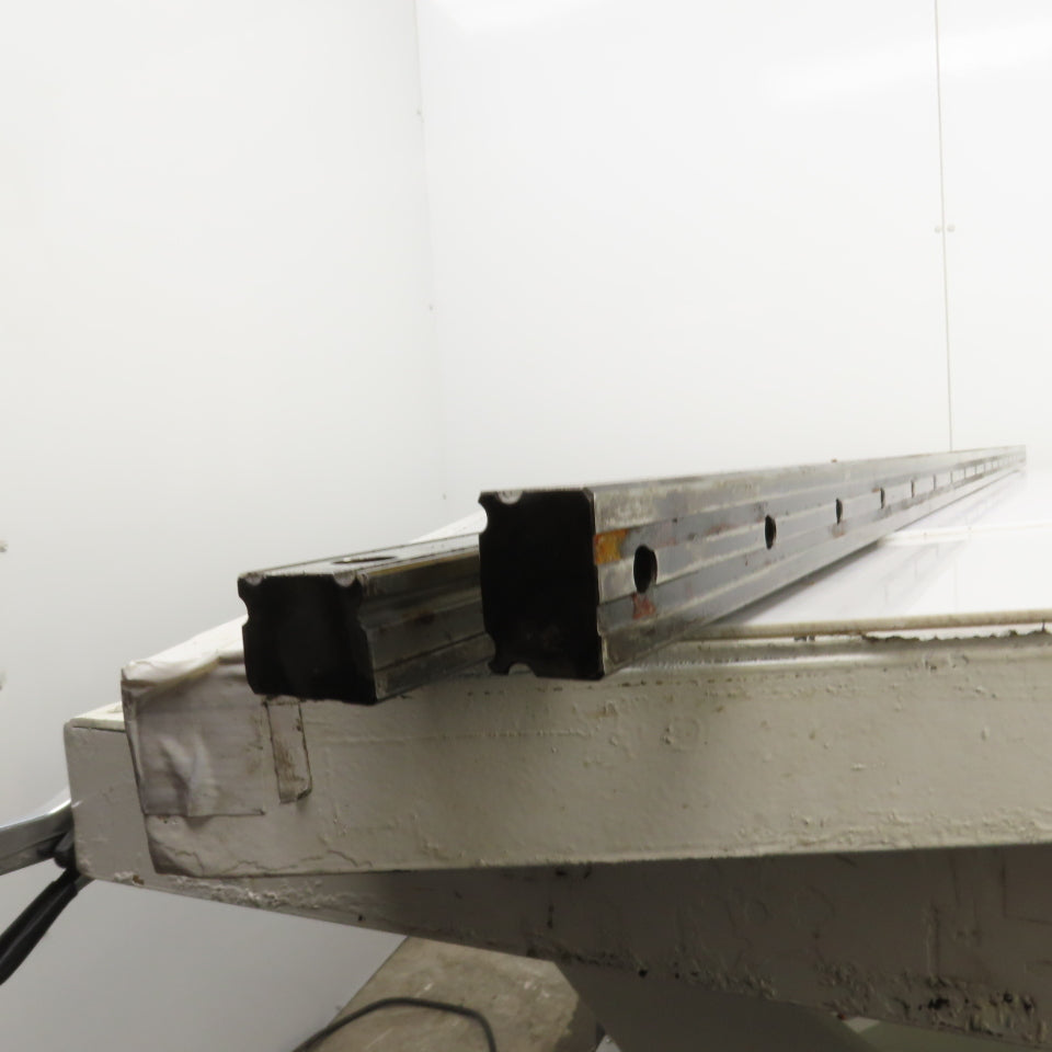 34mm W x 24..50mm H Linear Guide Slide Rail 1480mm OAL Lot Of 2