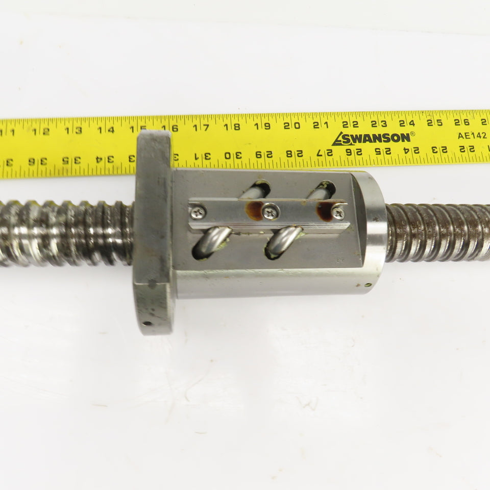 NSK W4009-418Z-C57 40mm Ball Screw & Nut Single Start 11mm Pitch 49-1/4" OAL