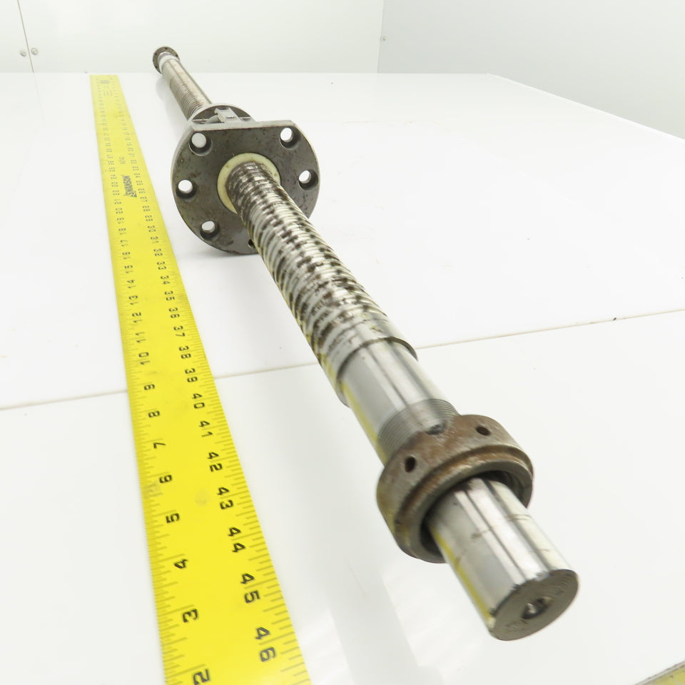 NSK W4009-418Z-C57 40mm Ball Screw & Nut Single Start 11mm Pitch 49-1/4" OAL
