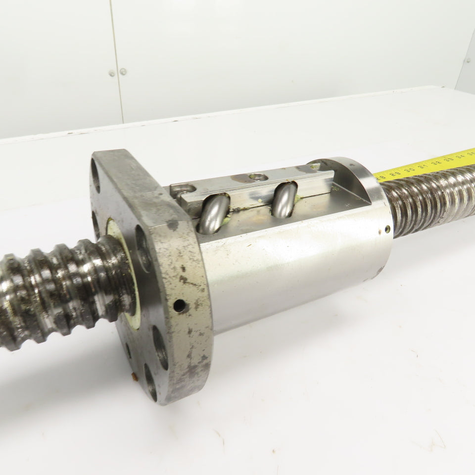 NSK W4009-418Z-C57 40mm Ball Screw & Nut Single Start 11mm Pitch 49-1/4" OAL