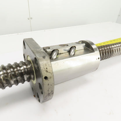 NSK W4009-418Z-C57 40mm Ball Screw & Nut Single Start 11mm Pitch 49-1/4" OAL