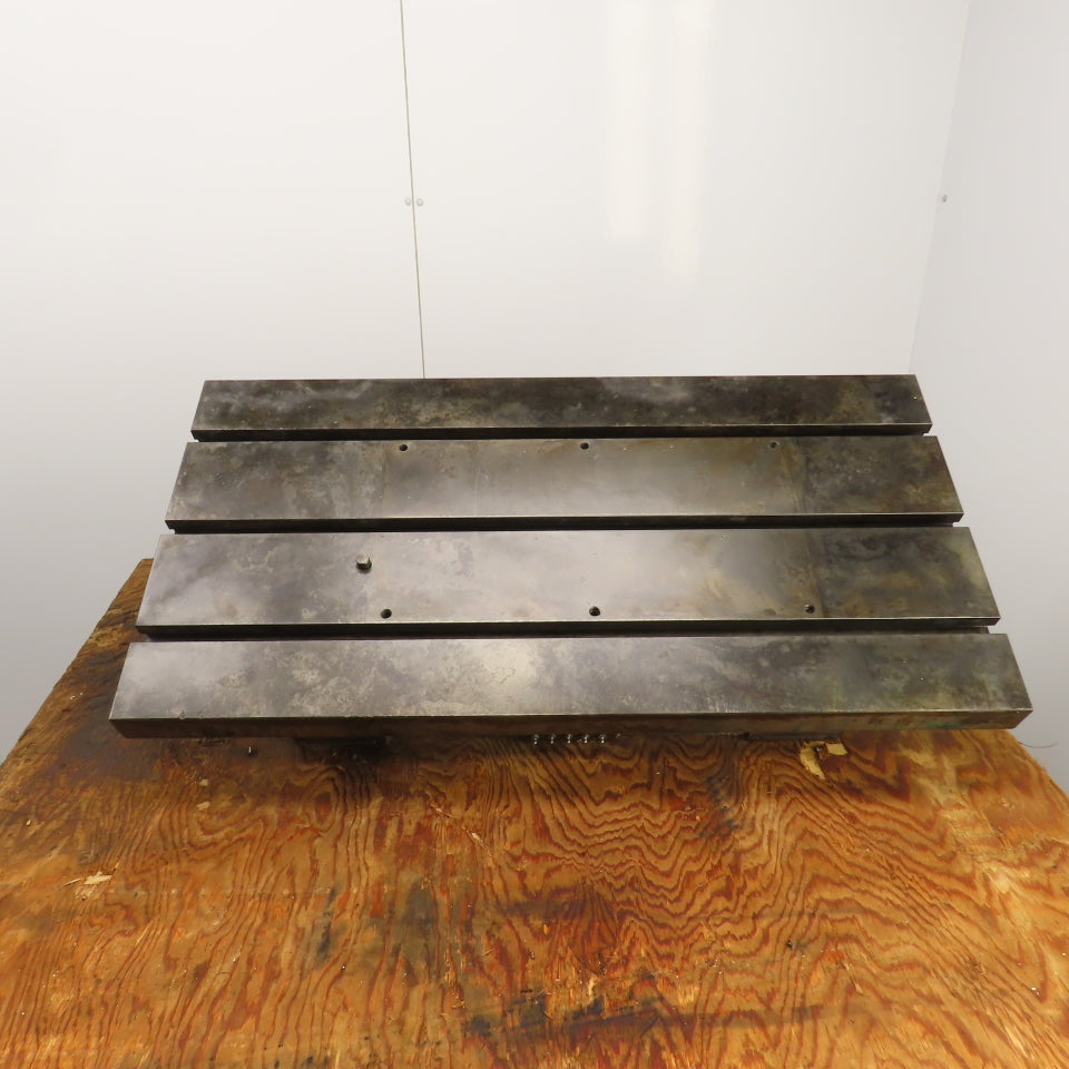 Okuma MX-45VAE 39-3/8 L x 20" W T-Slot Set Up Work Holding Jig Machine Bed Table