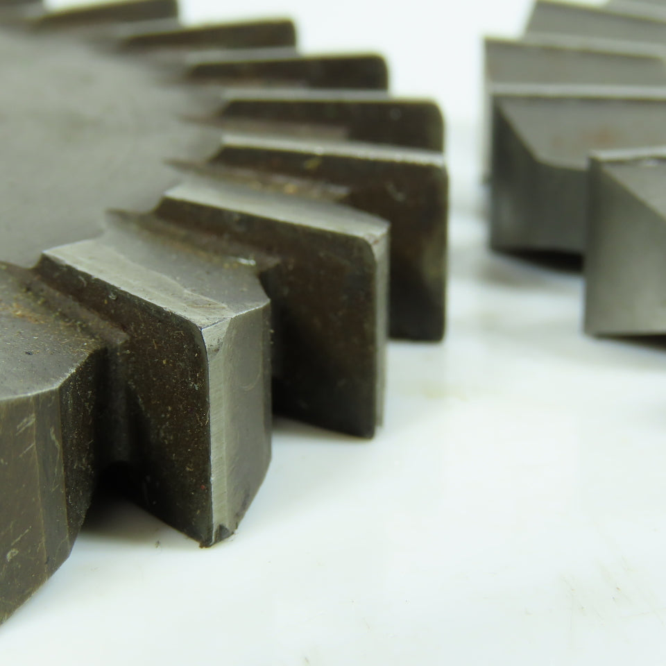 Morse 4-7/8" x 1/2" Side Milling Cutter 1-1/4" Arbor Straight Tooth Lot of 2