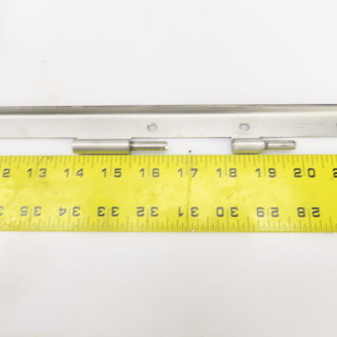 Thermo Scientific RLE60086A Stainless Steel Interior Door Hanger Rail 52" L