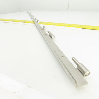 Thermo Scientific RLE60086A Stainless Steel Interior Door Hanger Rail 52" L