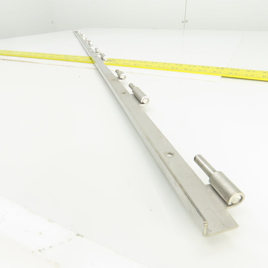 Thermo Scientific RLE60086A Stainless Steel Interior Door Hanger Rail 52" L