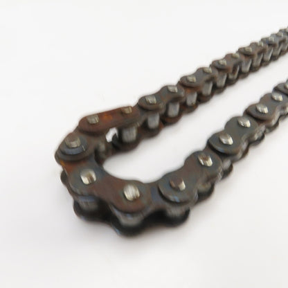 No. 60  Single Strand Riveted Roller Chain 13" & 15" Lot Of 2