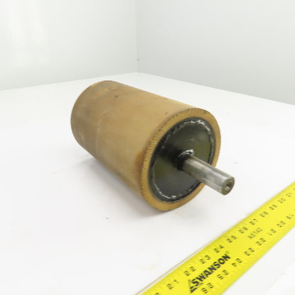 Chain Driven Rubber Clad Power Conveyor Roller 9" W Face Width 6" OD 15" OAL