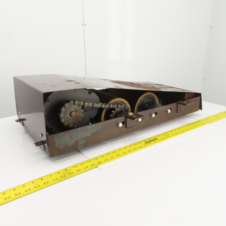 1/2HP Roll Power Material Feeder 21.5FPM/30RPM 120V 1PH 9" W Rollers