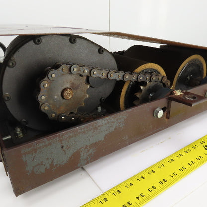 1/2HP Roll Power Material Feeder 21.5FPM/30RPM 120V 1PH 9" W Rollers
