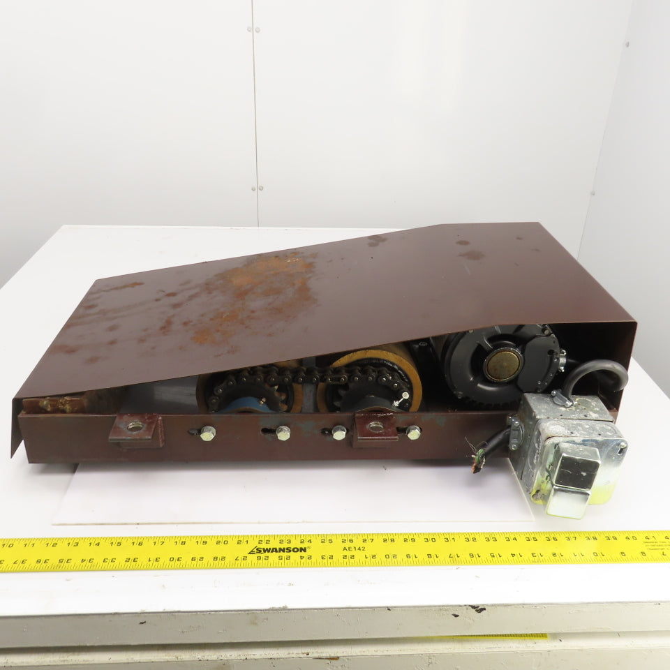 1/2HP Roll Power Material Feeder 21.5FPM/30RPM 120V 1PH 9" W Rollers
