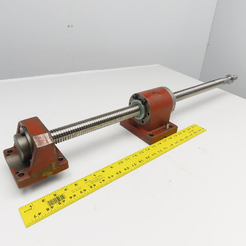 Wasino WMC-14 36mm Single Start 6mm Pitch Lead Screw 31" Screw 39" OAL