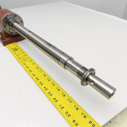 Wasino WMC-14 36mm Single Start 6mm Pitch Lead Screw 31" Screw 39" OAL