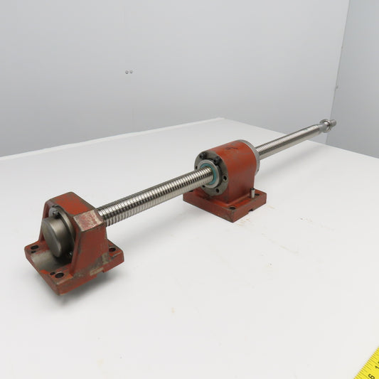 Wasino WMC-14 36mm Single Start 6mm Pitch Lead Screw 31" Screw 39" OAL