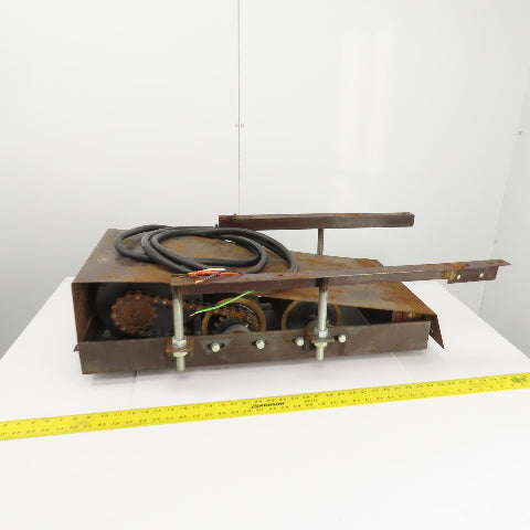 1/2HP Roll Power Material Feeder 22.5FPM/30RPM 120V 1PH 9" W Rollers