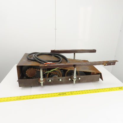 1/2HP Roll Power Material Feeder 22.5FPM/30RPM 120V 1PH 9" W Rollers