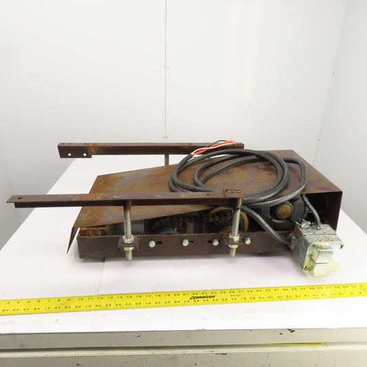 1/2HP Roll Power Material Feeder 22.5FPM/30RPM 120V 1PH 9" W Rollers