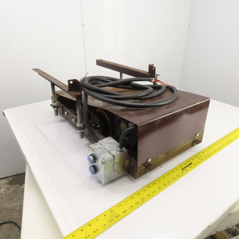 1/2HP Roll Power Material Feeder 21.5FPM/30RPM 120V 1PH 9" W Rollers