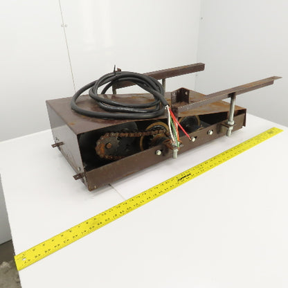 1/2HP Roll Power Material Feeder 21.5FPM/30RPM 120V 1PH 9" W Rollers
