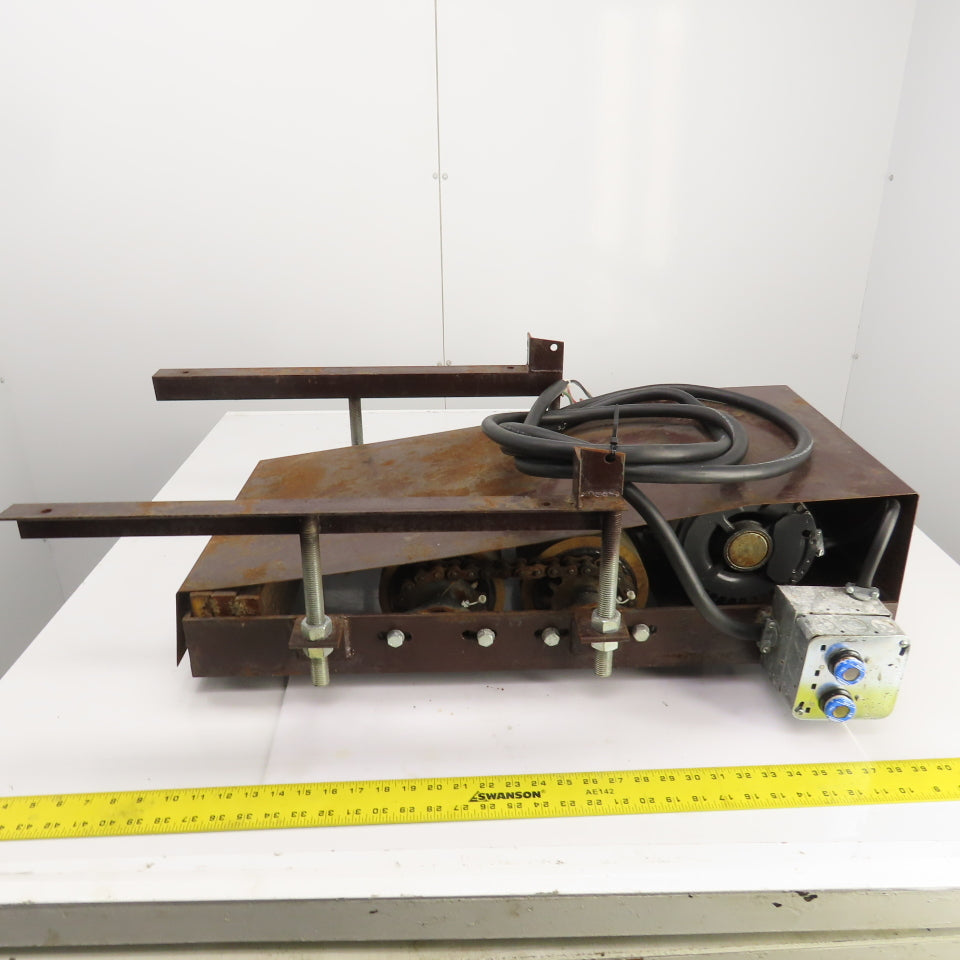 1/2HP Roll Power Material Feeder 21.5FPM/30RPM 120V 1PH 9" W Rollers