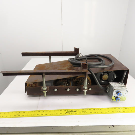 1/2HP Roll Power Material Feeder 21.5FPM/30RPM 120V 1PH 9" W Rollers