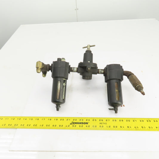 Norgren F74G-4AN-QP1 L74C-4AP-QPN Pneumatic Lubricator-Regulator-Filter 150PSI