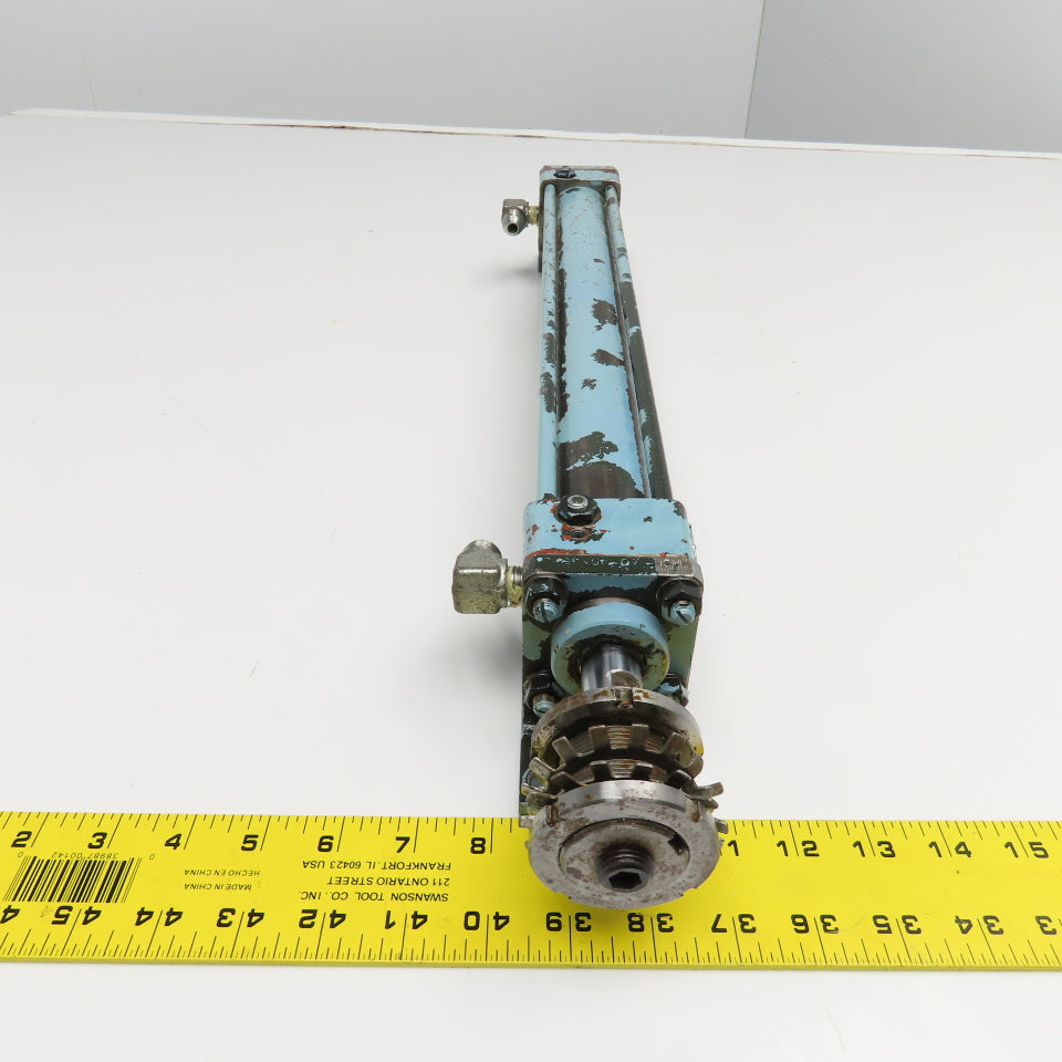 Toyooki HC1-XD-40x350-LB 40mm Bore 350mm Stroke Double Acting Hydraulic Cylinder