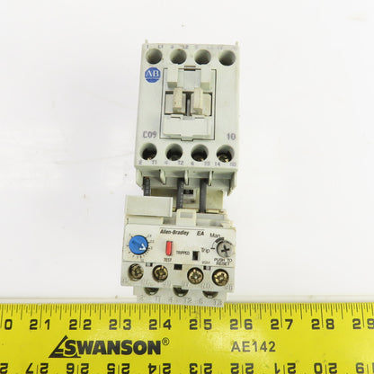 Allen Bradley 100-C09*10 600V Contactor 120V Coil W/193-EA1DB Overload Relay