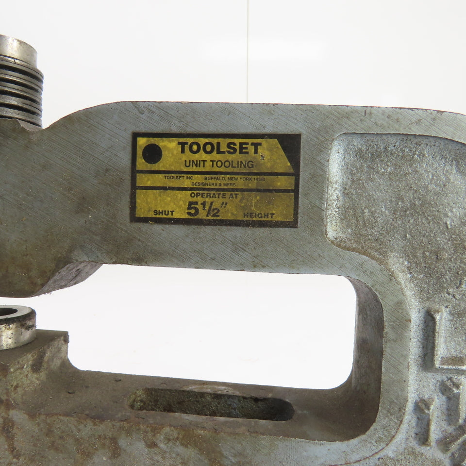 Toolset 12L-06-4 5/8" x 4-1/2" Throat C-Frame Punch Die Tooling Press Brake