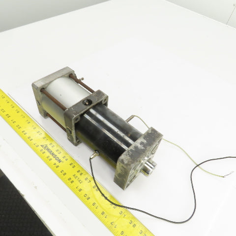 Double Acting Pneumatic Cylinder W/Booster 7/16" Stroke 2-1/2" Bore 1-3/8" Rod
