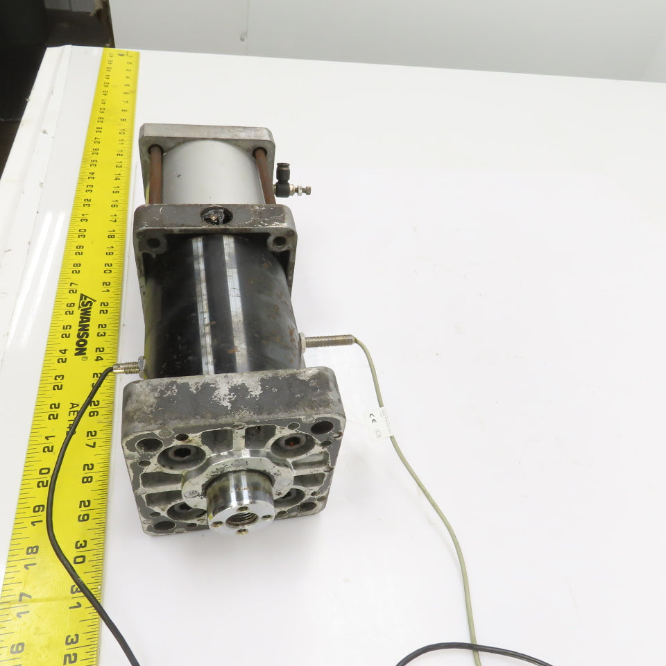 Double Acting Pneumatic Cylinder W/Booster 7/16" Stroke 2-1/2" Bore 1-3/8" Rod