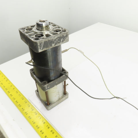 Double Acting Pneumatic Cylinder W/Booster 7/16" Stroke 2-1/2" Bore 1-3/8" Rod