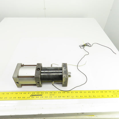 Double Acting Pneumatic Cylinder W/Booster 7/16" Stroke 2-1/2" Bore 1-3/8" Rod