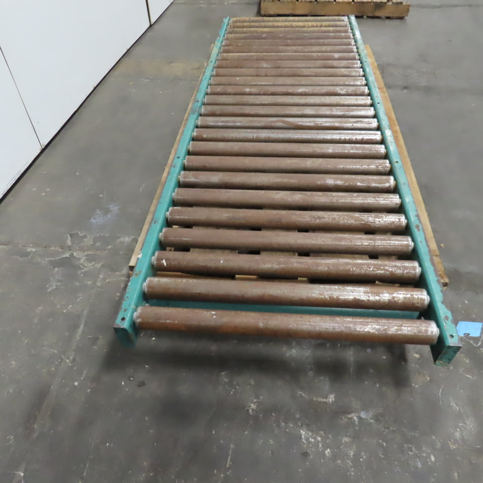 Automated Conveyor Systems 34" x 96" Steel Gravity Roller Case Conveyor Section