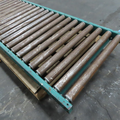 Automated Conveyor Systems 34" x 96" Steel Gravity Roller Case Conveyor Section